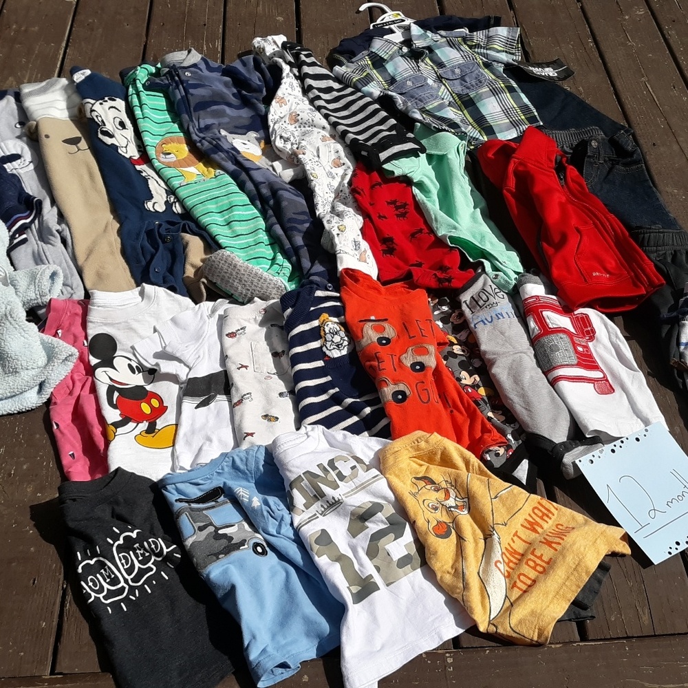 30+ pieces baby boy bundle haul set